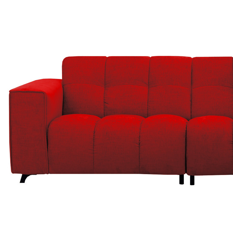 Canapé design contemporain ROCK, tissu Eton en 10 coloris Vilmers