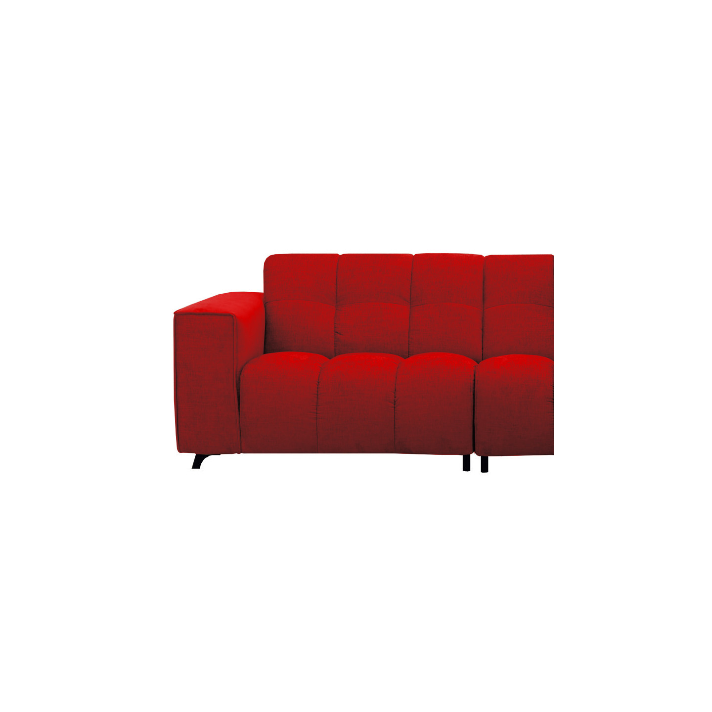 Canapé design contemporain ROCK, tissu Eton en 10 coloris Vilmers