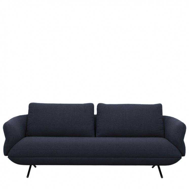 Canapé contemporain TULIP, tissu Austin en 12 coloris Vilmers