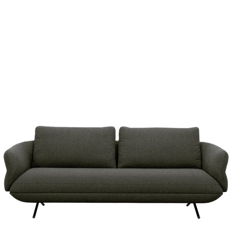 Canapé contemporain TULIP, tissu Austin en 12 coloris Vilmers