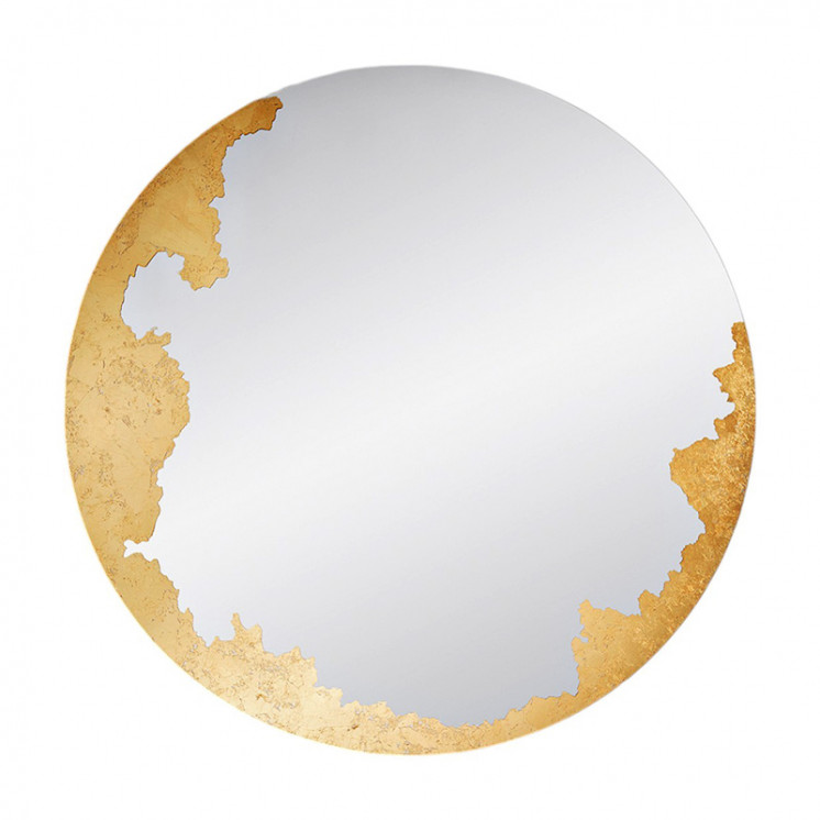 Miroir rond doré ORNATO ROUND, 3 diamètres Deknudt Mirrors