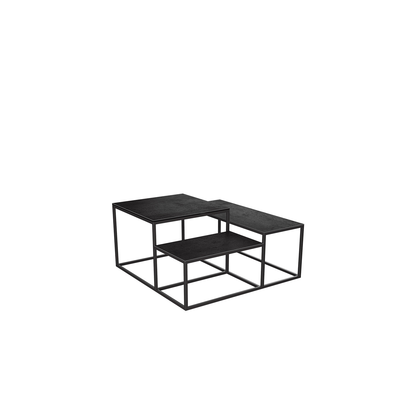 Table basse en céramique BRASILIA, 6 finitions Akante