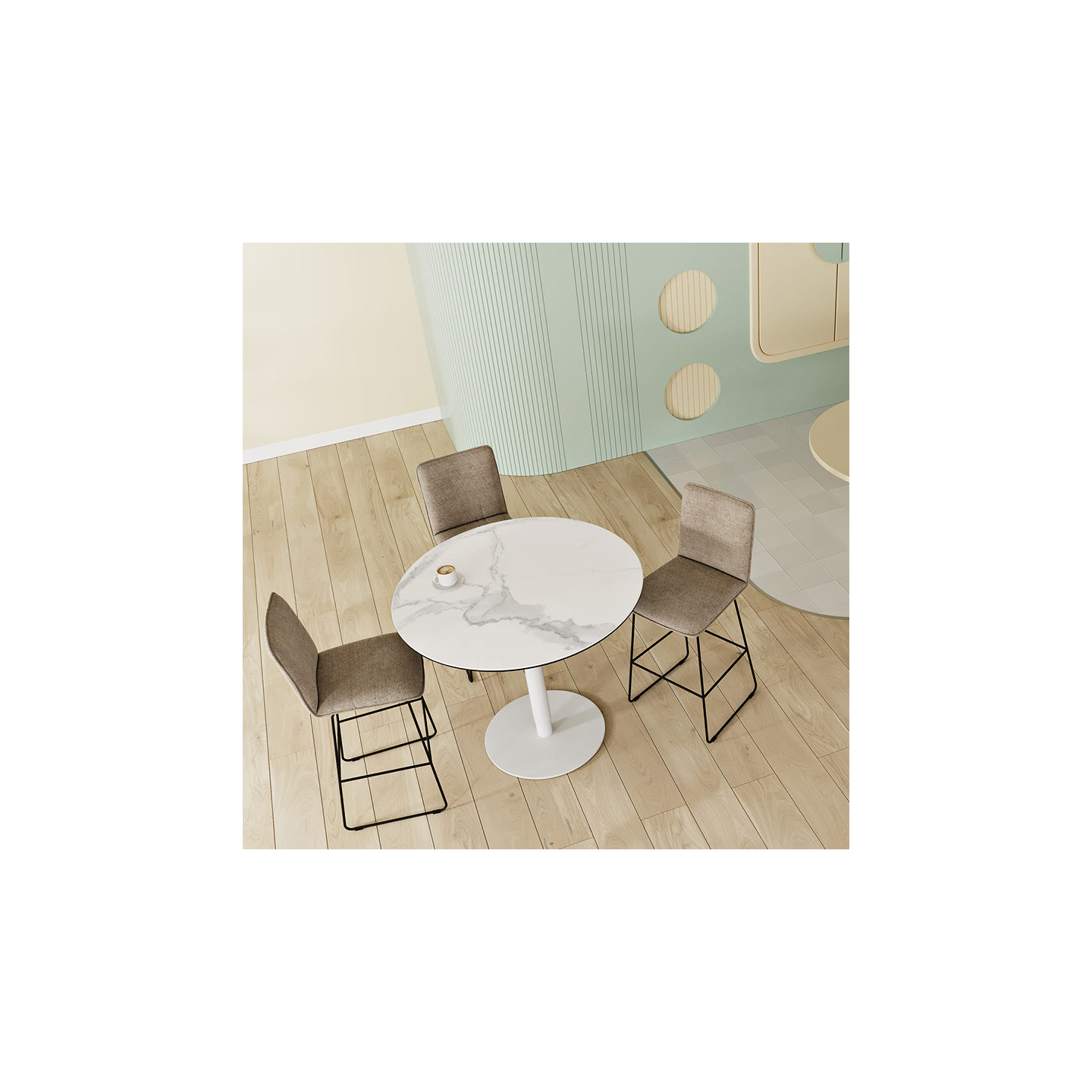 Tabouret de bar MANHATTAN, 4 coloris Akante