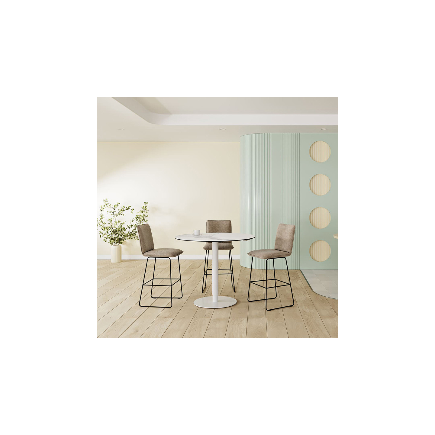 Tabouret de bar MANHATTAN, 4 coloris Akante