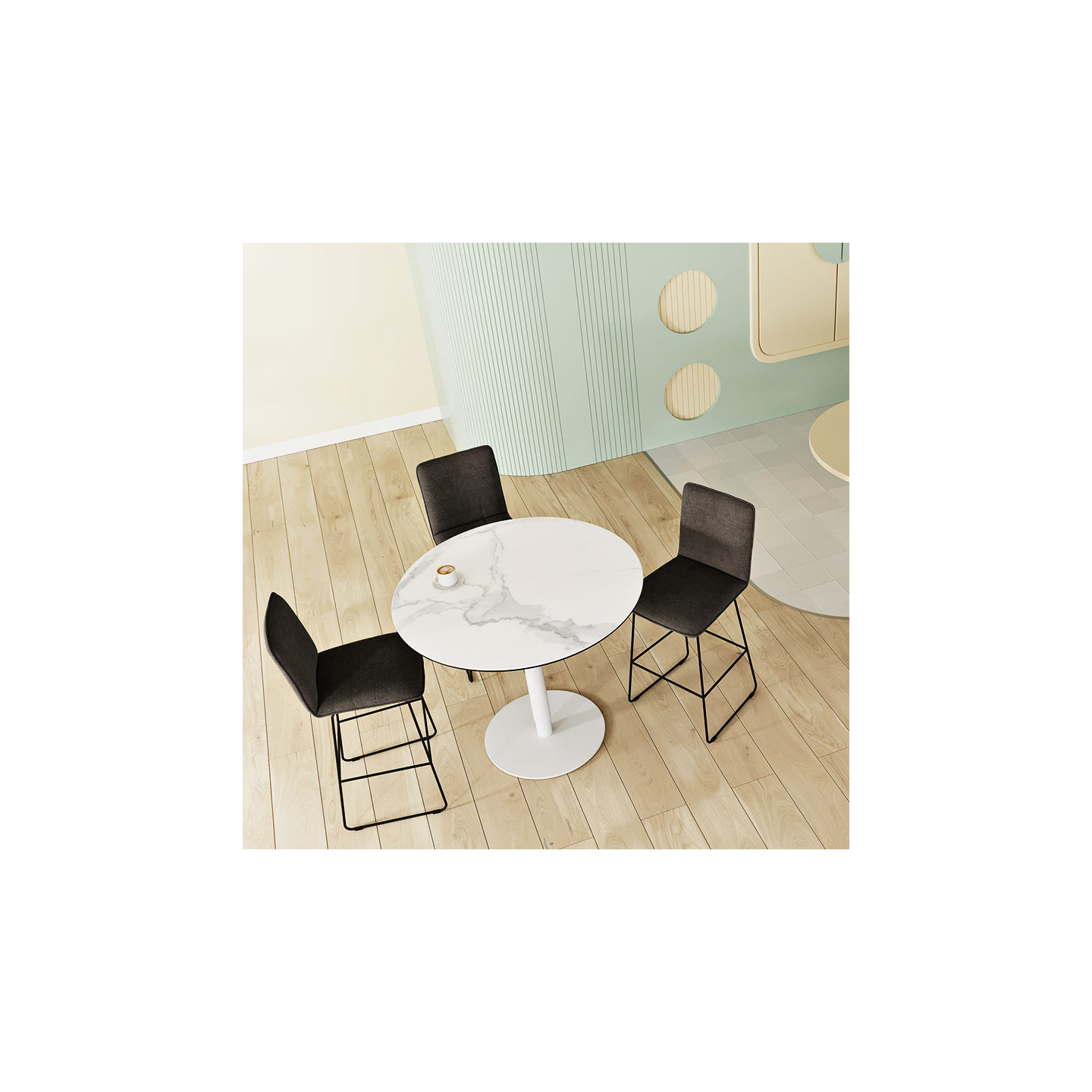 Tabouret de bar MANHATTAN, 4 coloris Akante