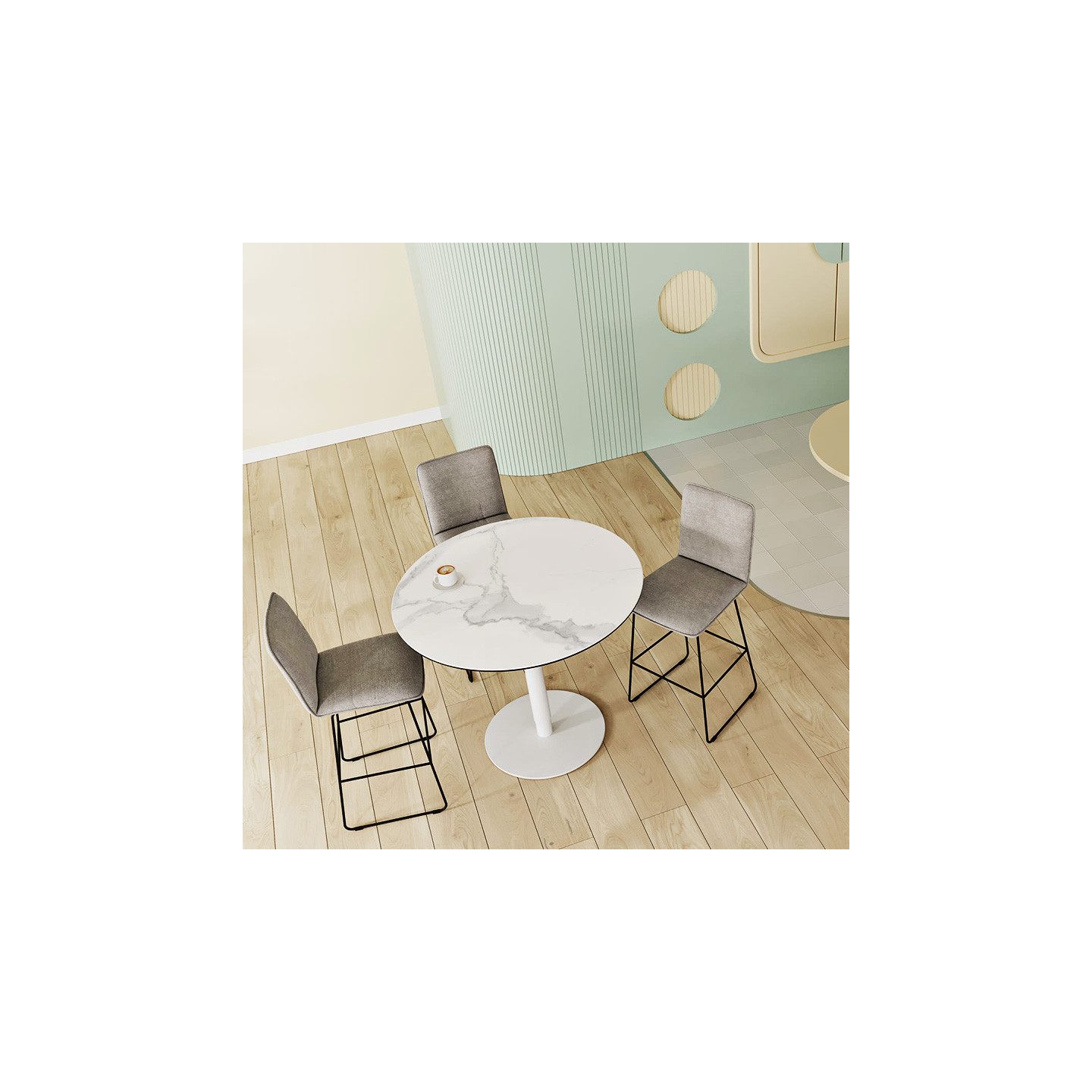 Tabouret de bar MANHATTAN, 4 coloris Akante