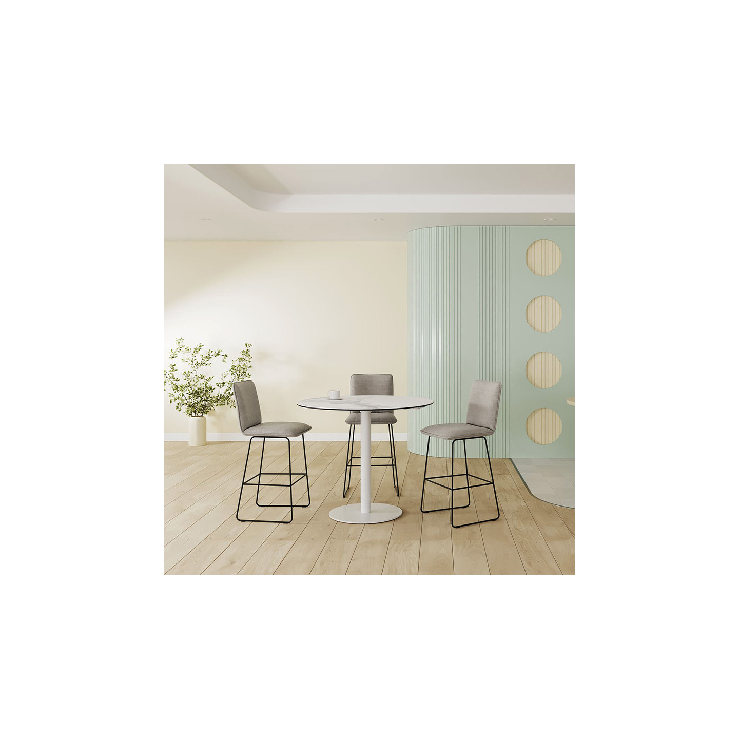 Tabouret de bar MANHATTAN, 4 coloris Akante