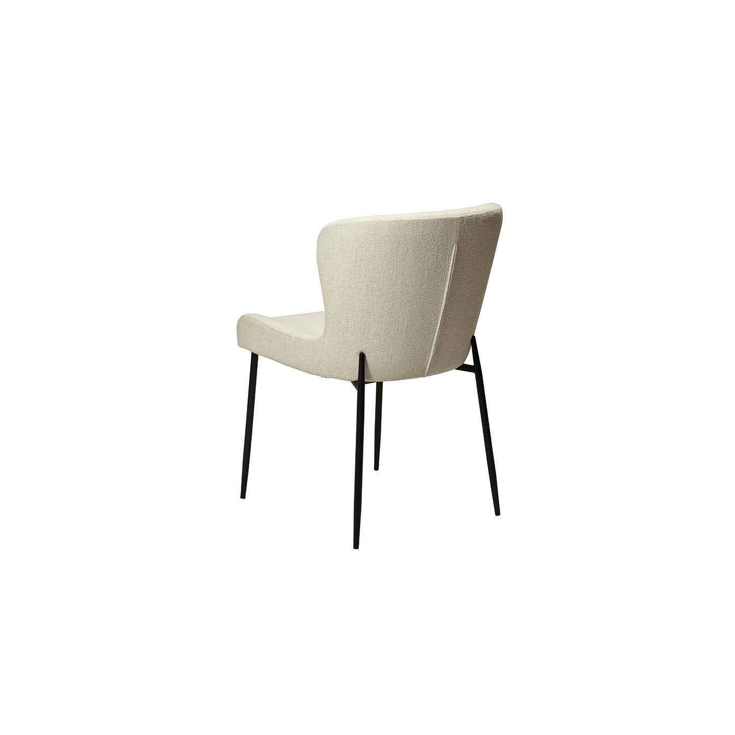 Chaise de salle à manger GLAM, tissu bouclette en 5 coloris Dan Form