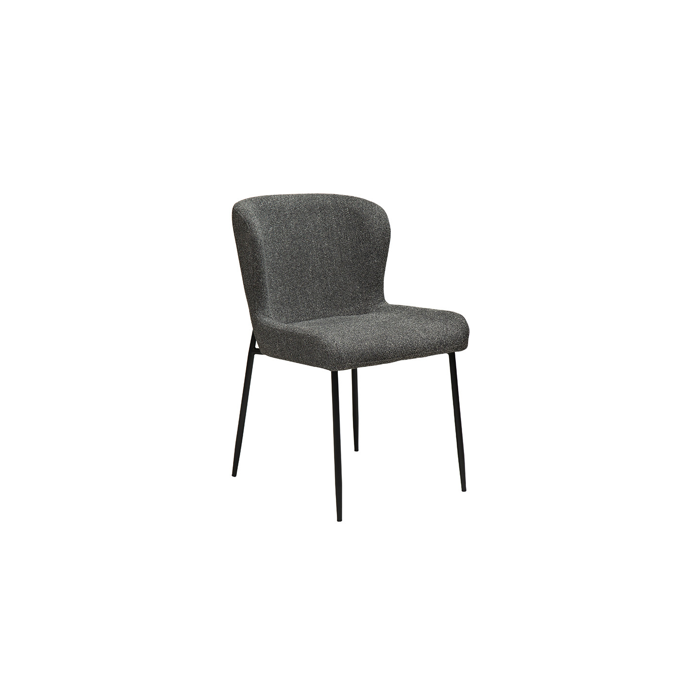Chaise de salle à manger GLAM, tissu bouclette en 5 coloris Dan Form
