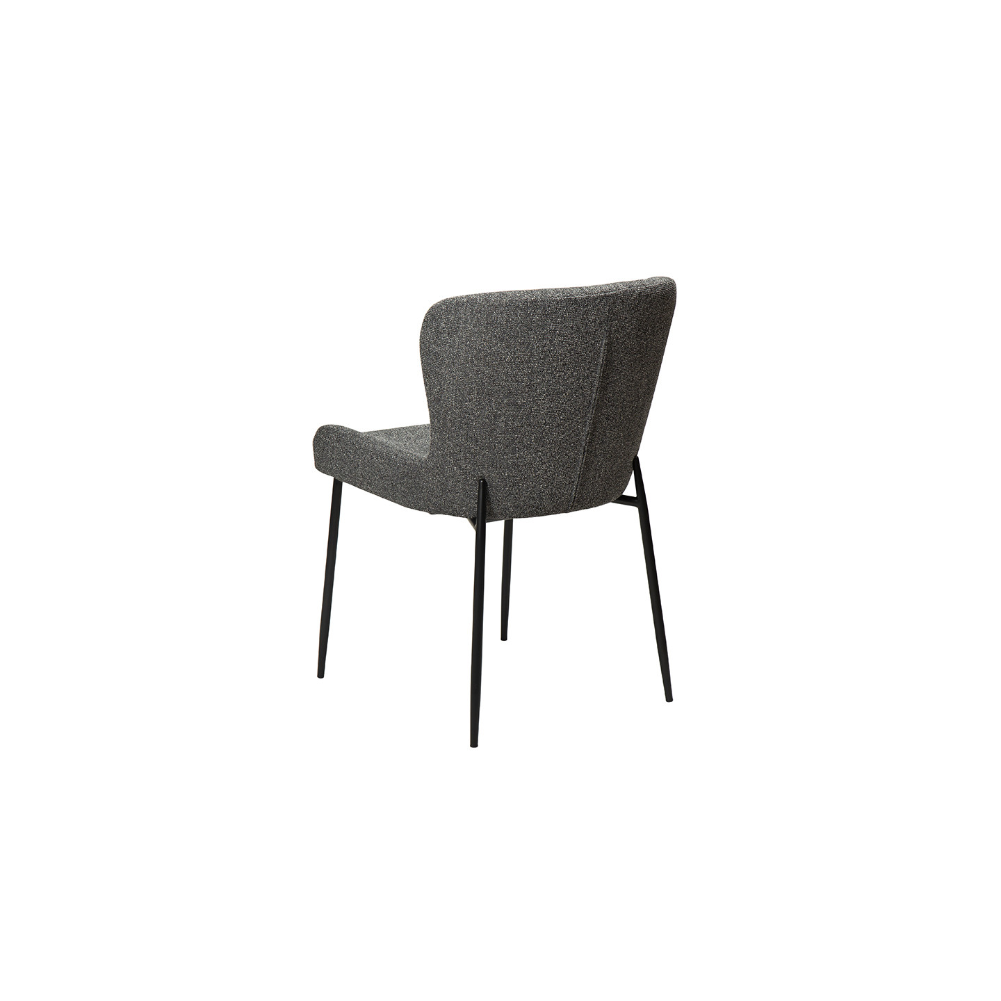 Chaise de salle à manger GLAM, tissu bouclette en 5 coloris Dan Form