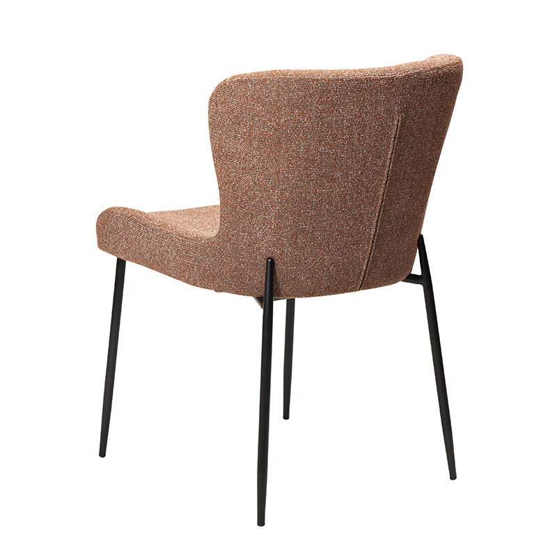 Chaise de salle à manger GLAM, tissu bouclette en 5 coloris Dan Form