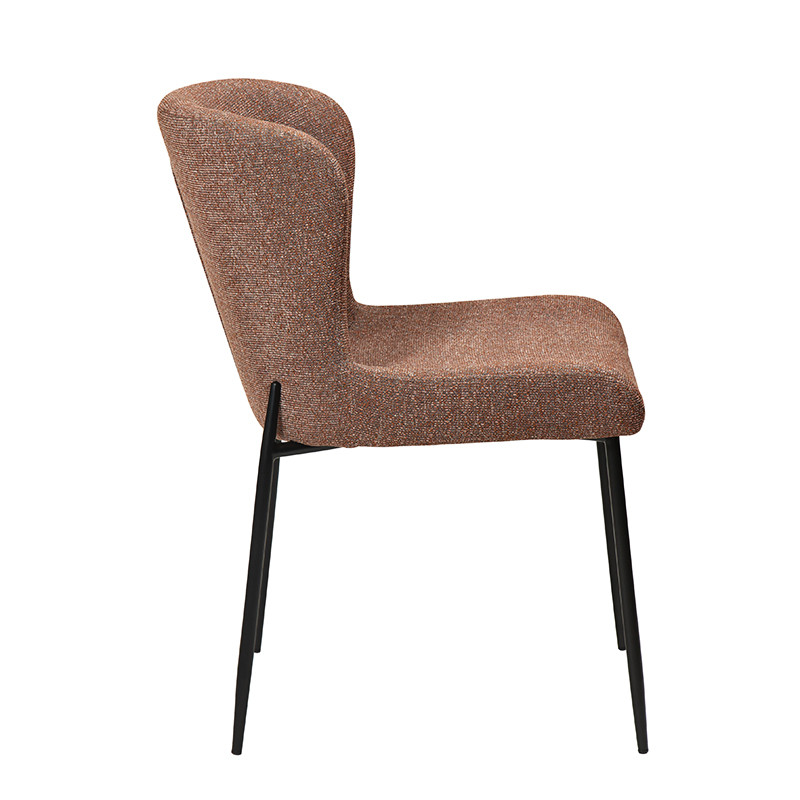 Chaise de salle à manger GLAM, tissu bouclette en 5 coloris Dan Form