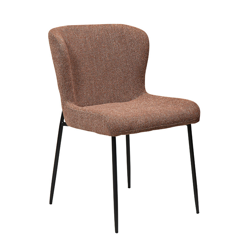 Chaise de salle à manger GLAM, tissu bouclette en 5 coloris Dan Form