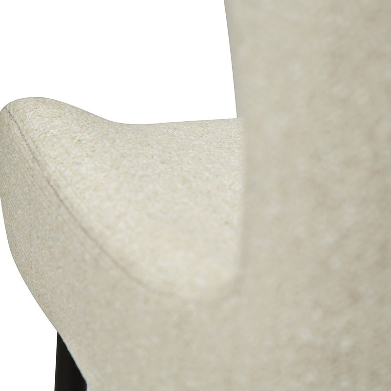 Chaise de salle à manger GLAM, tissu bouclette en 5 coloris Dan Form