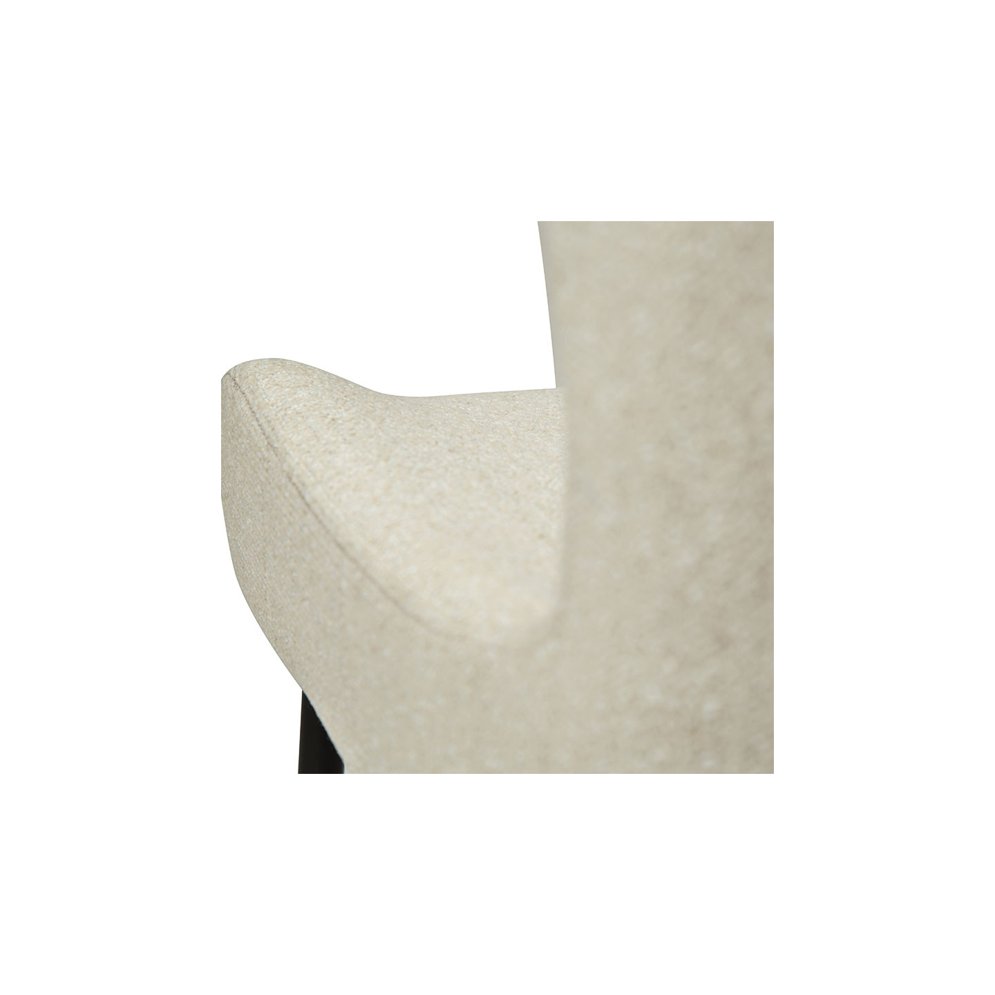 Chaise de salle à manger GLAM, tissu bouclette en 5 coloris Dan Form