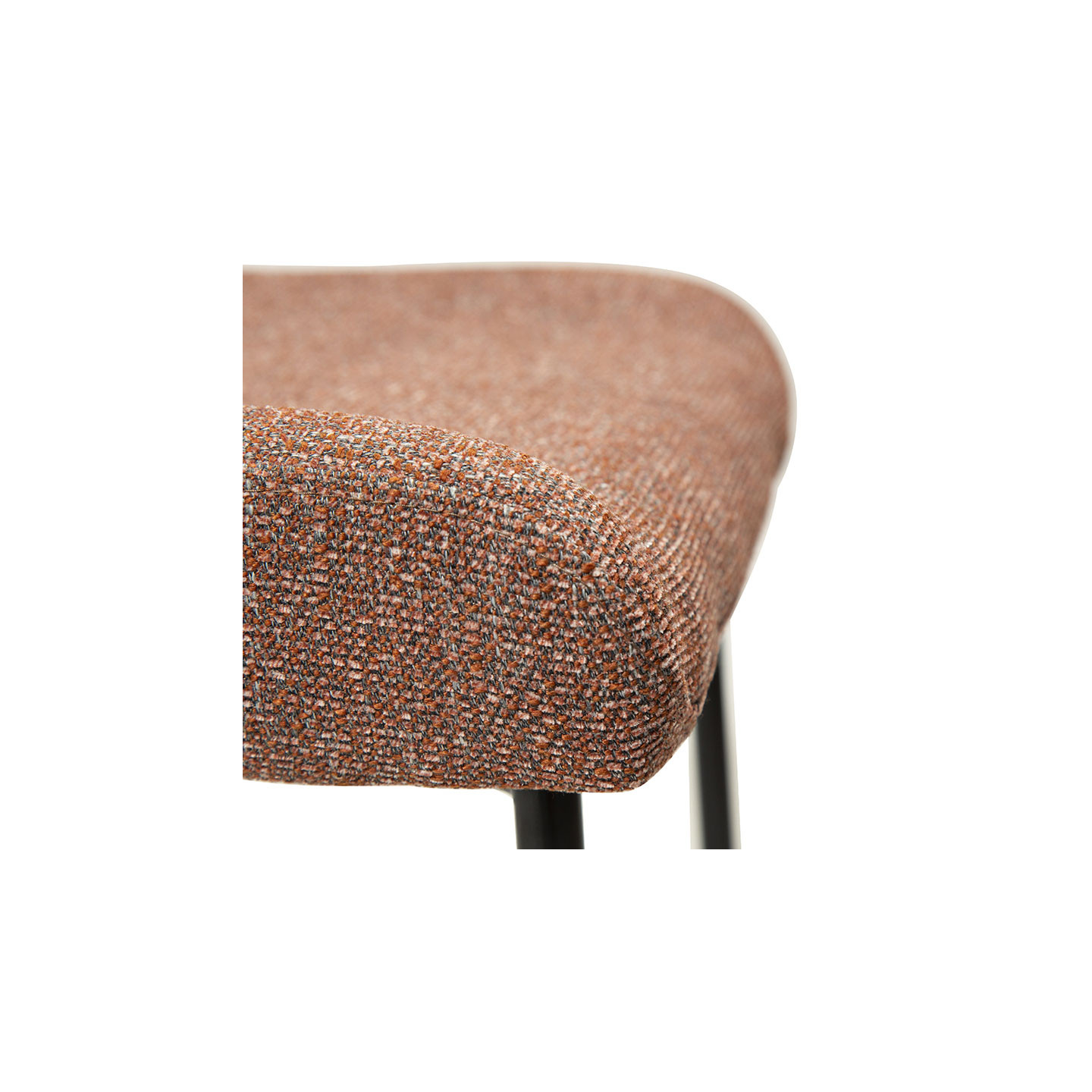 Chaise de salle à manger GLAM, tissu bouclette en 5 coloris Dan Form