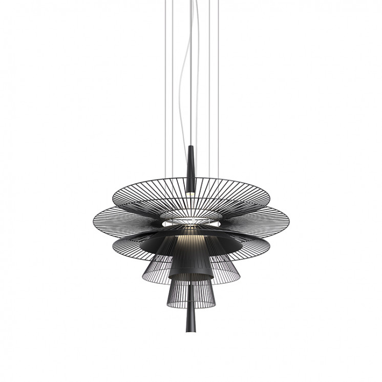 Suspension filaire GRAVITY 1, coloris noir ou or Forestier Paris