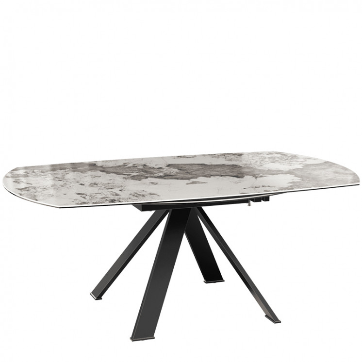Grande table ronde GRANDE AUSTIN Ø190, 4 finitions de plateaux Akante