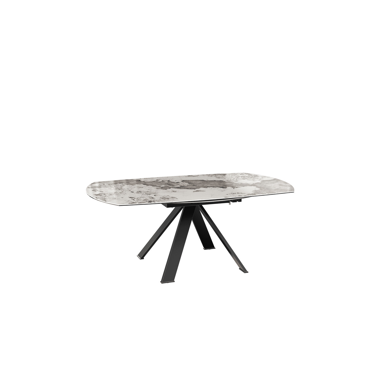 Grande table ronde GRANDE AUSTIN Ø190, 4 finitions de plateaux Akante