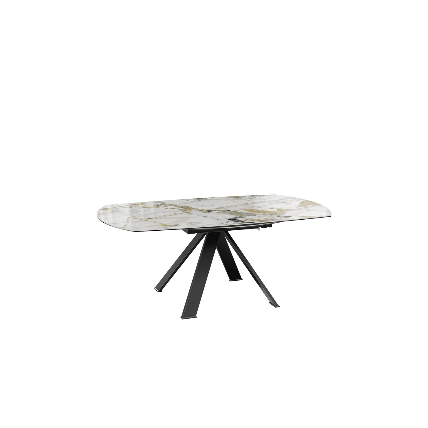 Grande table ronde GRANDE AUSTIN Ø190, 4 finitions de plateaux Akante