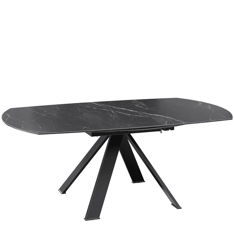 Grande table ronde GRANDE AUSTIN Ø190, 4 finitions de plateaux Akante