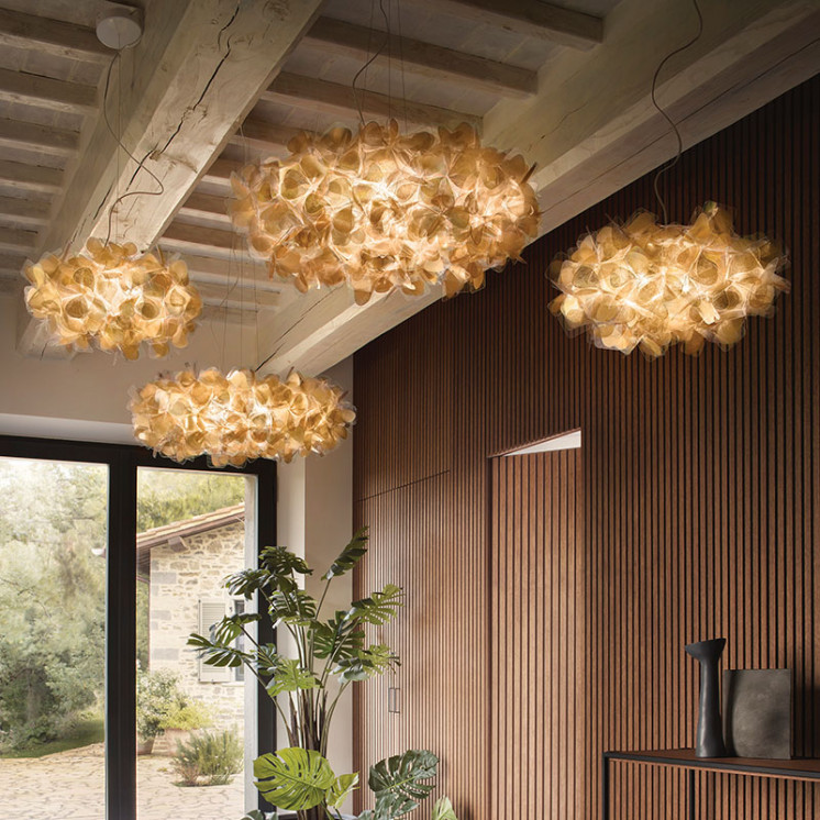 Suspension dorée CLIZIA MAMA NON MAMA GOLD, 3 tailles Slamp