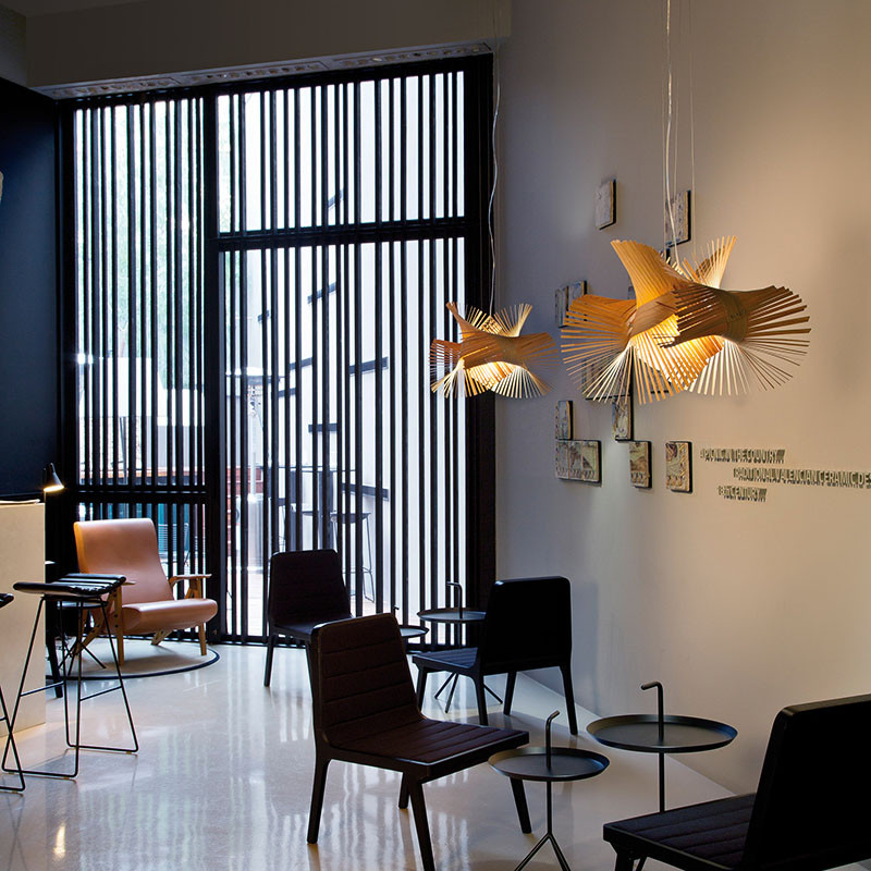 Suspension bois MINIMIKADO, 8 coloris Lzf