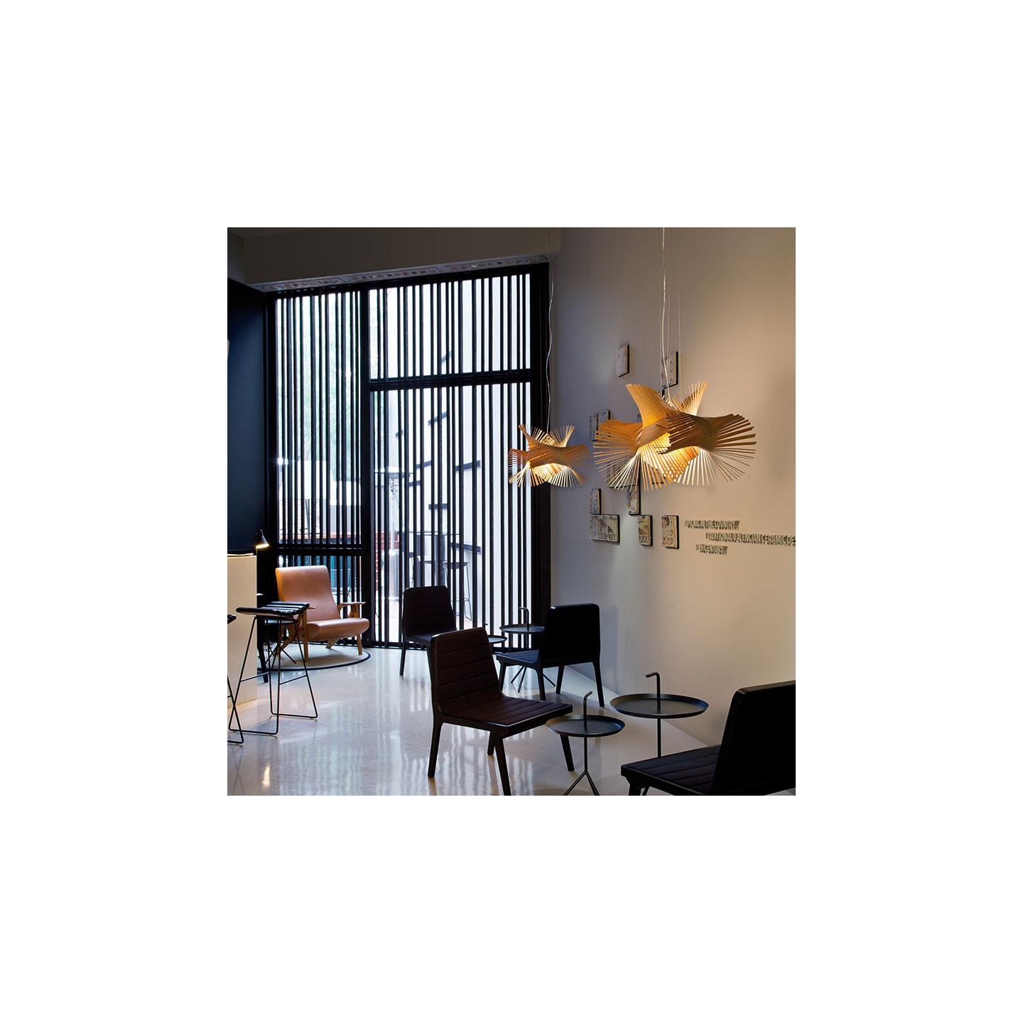 Suspension bois MINIMIKADO, 8 coloris Lzf