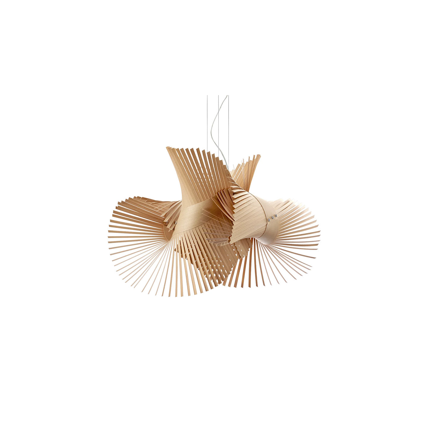 Suspension bois MINIMIKADO, 8 coloris Lzf