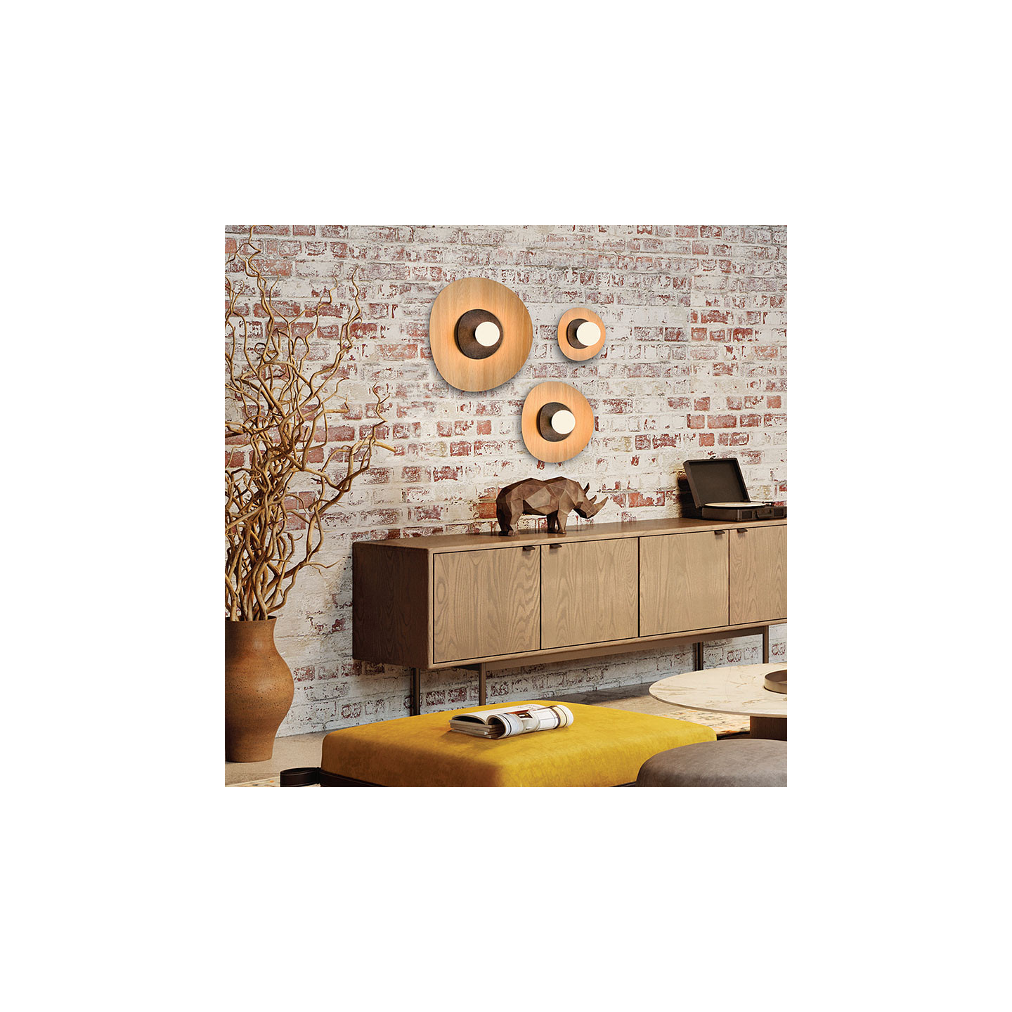 Applique murale bois design ASPEN, 3 tailles Un Autre Regard