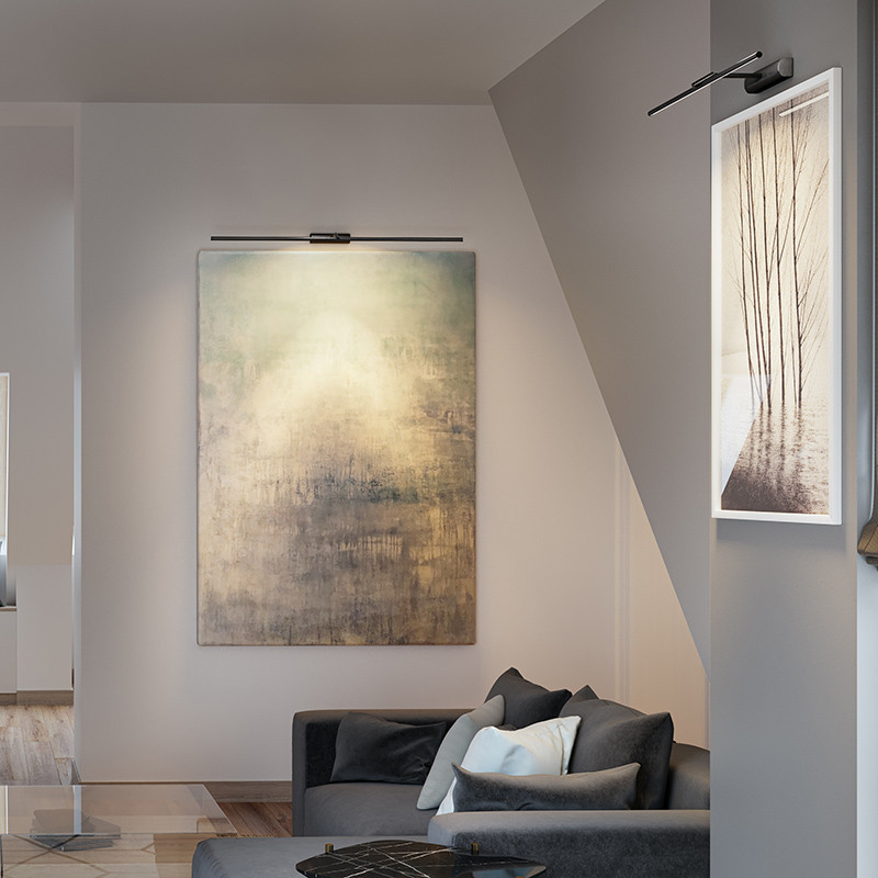 Applique murale tableau AIRY L, 3 longueurs et 3 finitions Cvl Contract