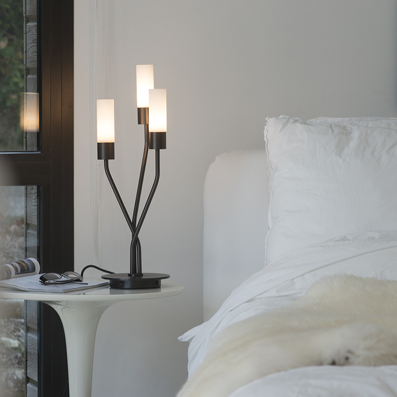 Lampe de table design TESS, 3 finitions, 2 choix de verreries Cvl Manufacture