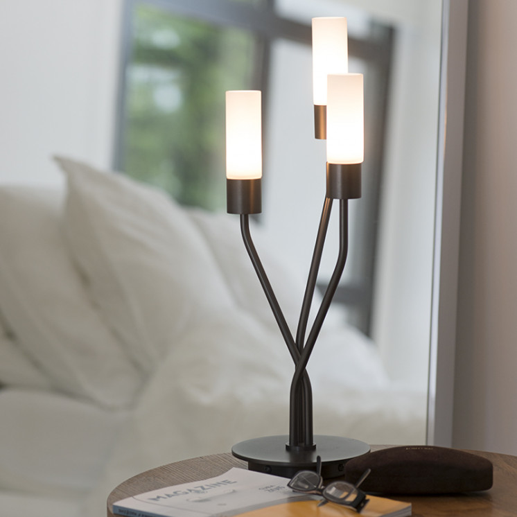 Lampe de table design TESS, 3 finitions, 2 choix de verreries Cvl Manufacture
