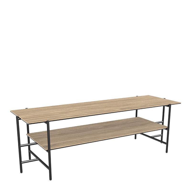 Meuble tv céramique VERSAILLES, 4 finitions Akante