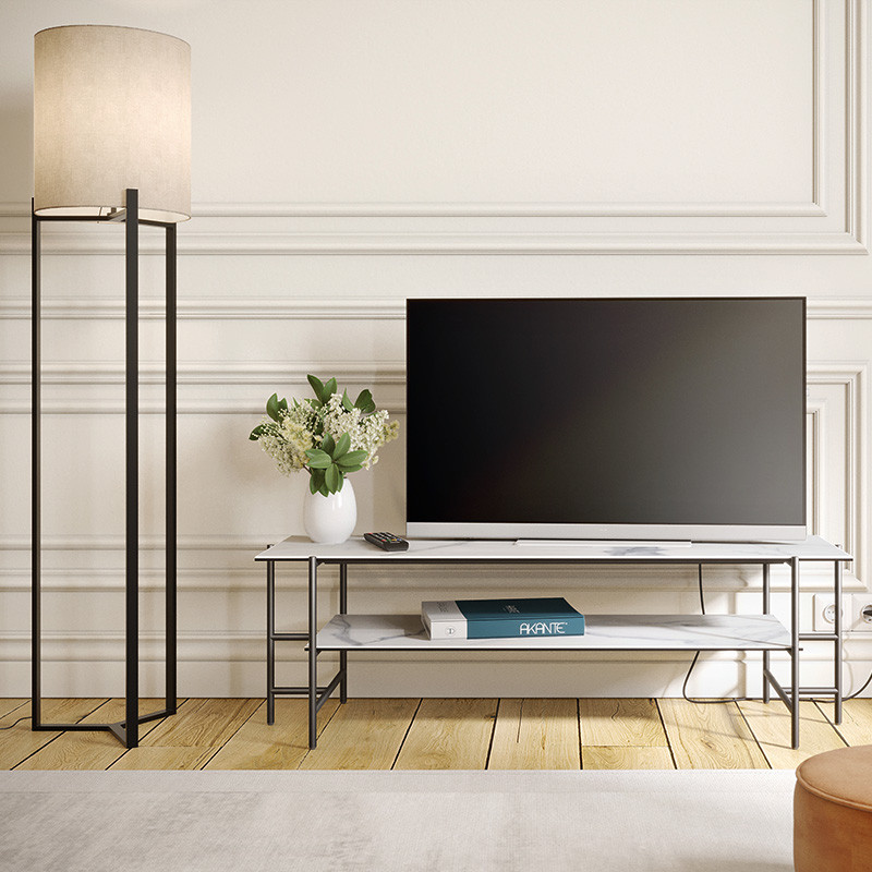 Meuble tv céramique VERSAILLES, 6 finitions Akante