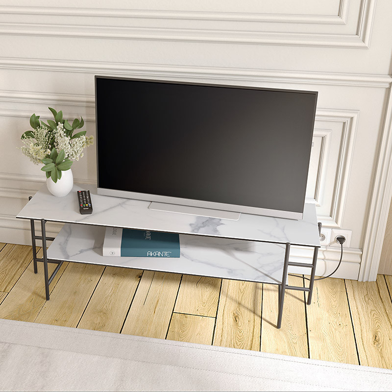 Meuble tv céramique VERSAILLES, 6 finitions Akante