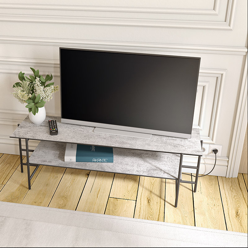 Meuble tv céramique VERSAILLES, 4 finitions Akante