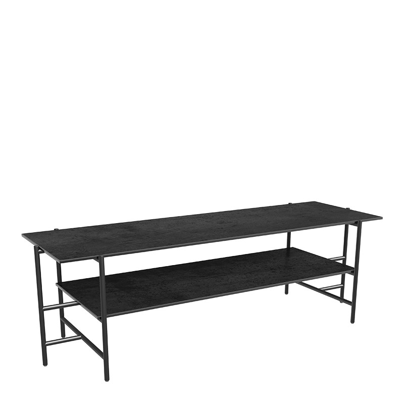 Meuble tv céramique VERSAILLES, 4 finitions Akante