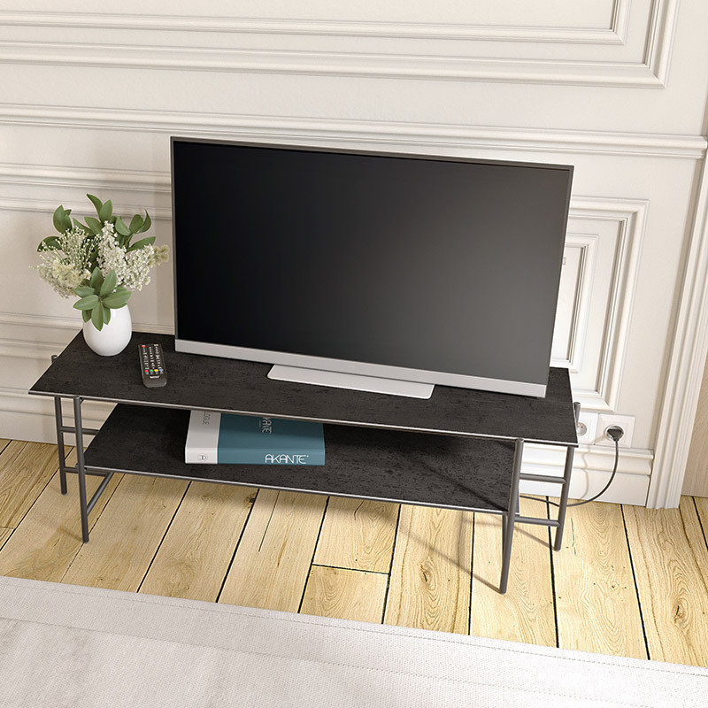 Meuble tv céramique VERSAILLES, 4 finitions Akante