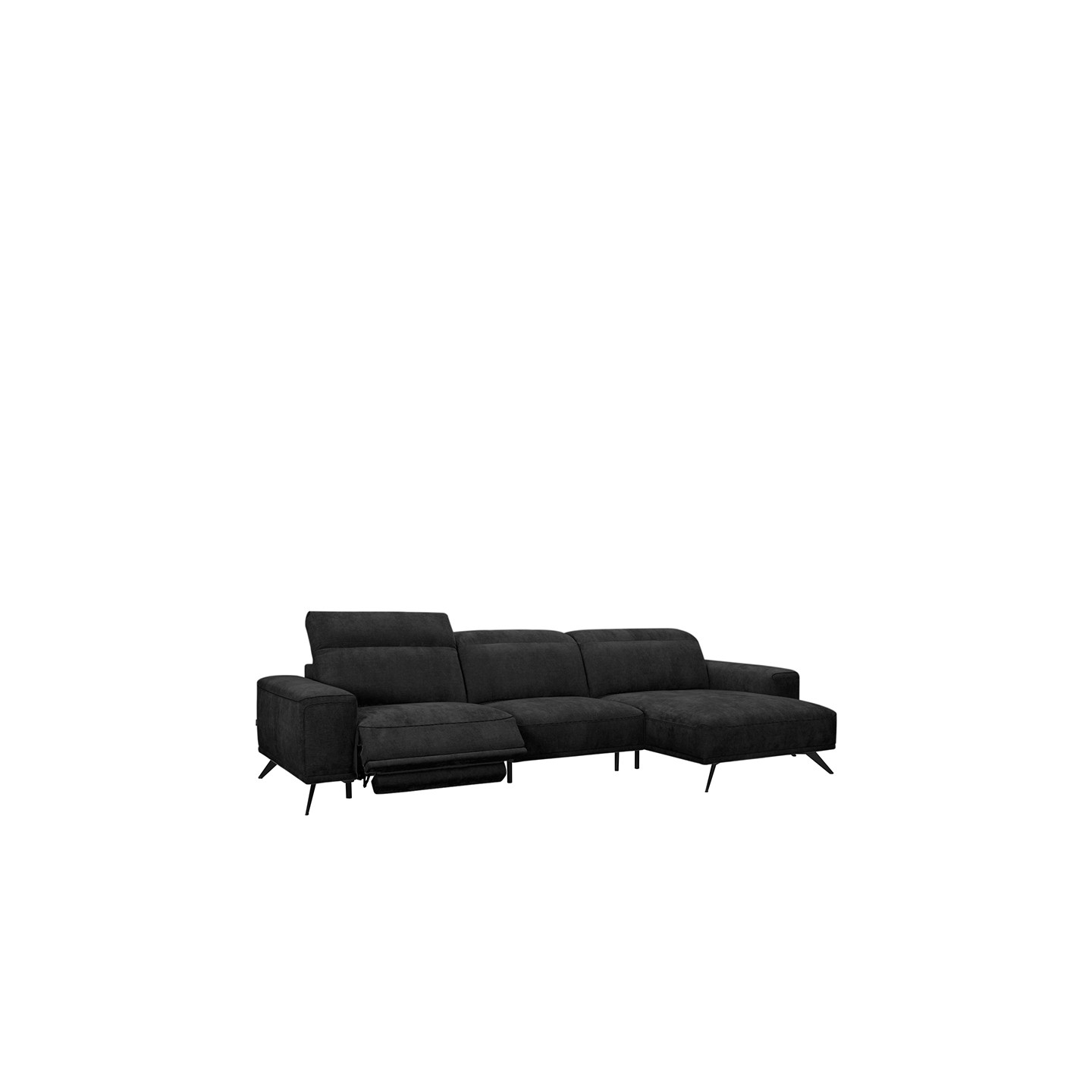 Canapé modulable ALPINE, tissu velours Adore en 6 coloris Vilmers