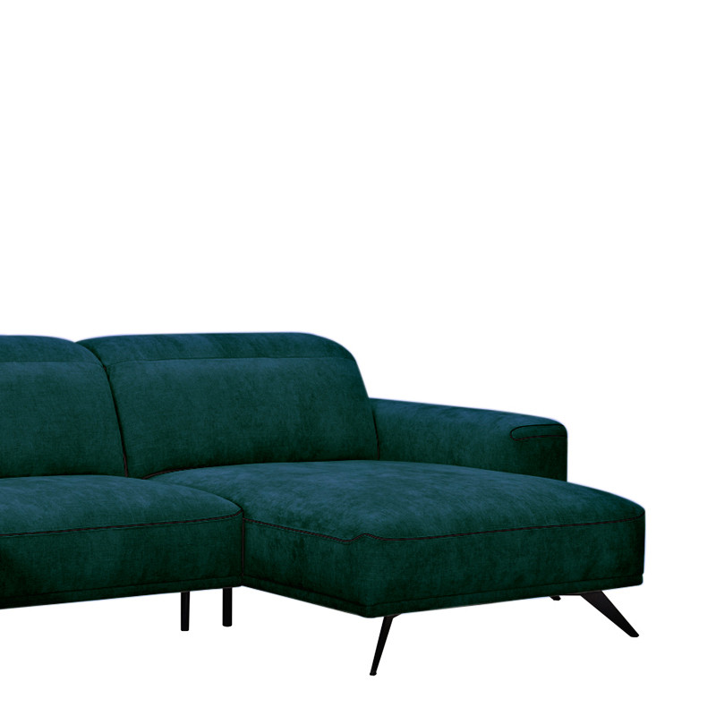 Canapé modulable ALPINE, tissu velours Adore en 6 coloris Vilmers