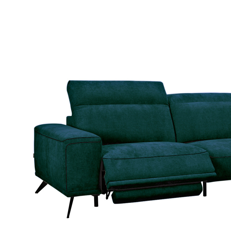 Canapé modulable ALPINE, tissu velours Adore en 6 coloris Vilmers