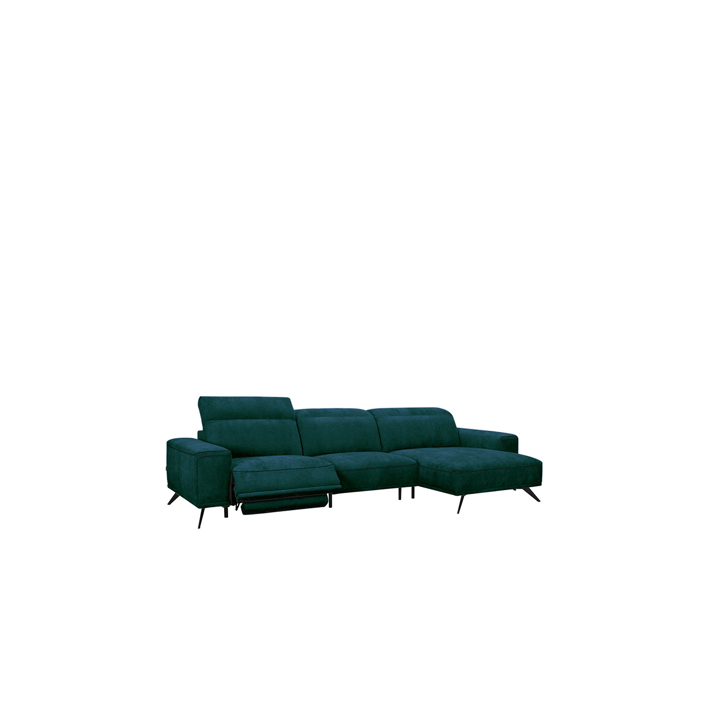 Canapé modulable ALPINE, tissu velours Adore en 6 coloris Vilmers