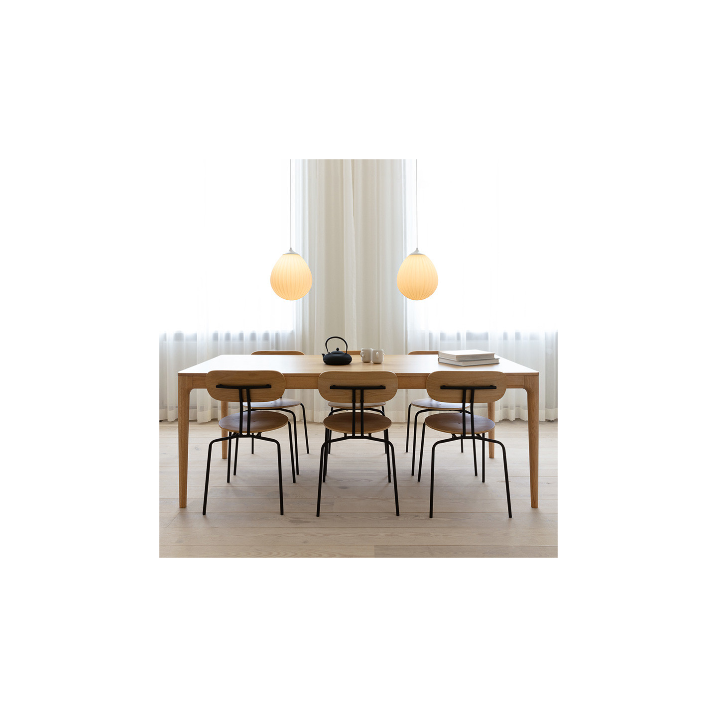 Table extensible bois massif HEART N SOUL, 6 finitions de plateaux Umage