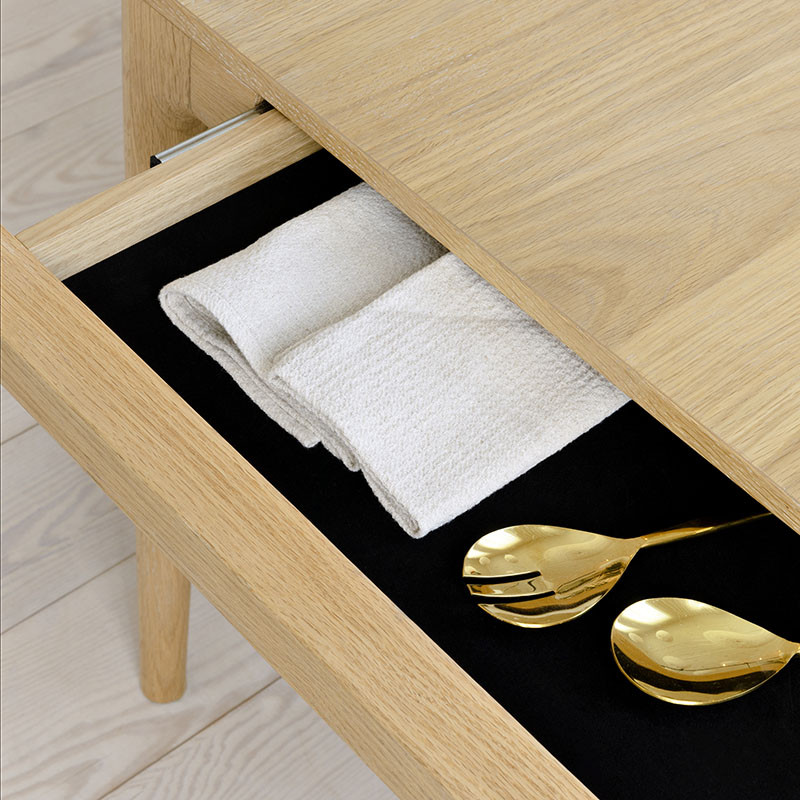 Table extensible bois massif HEART N SOUL, 6 finitions de plateaux Umage