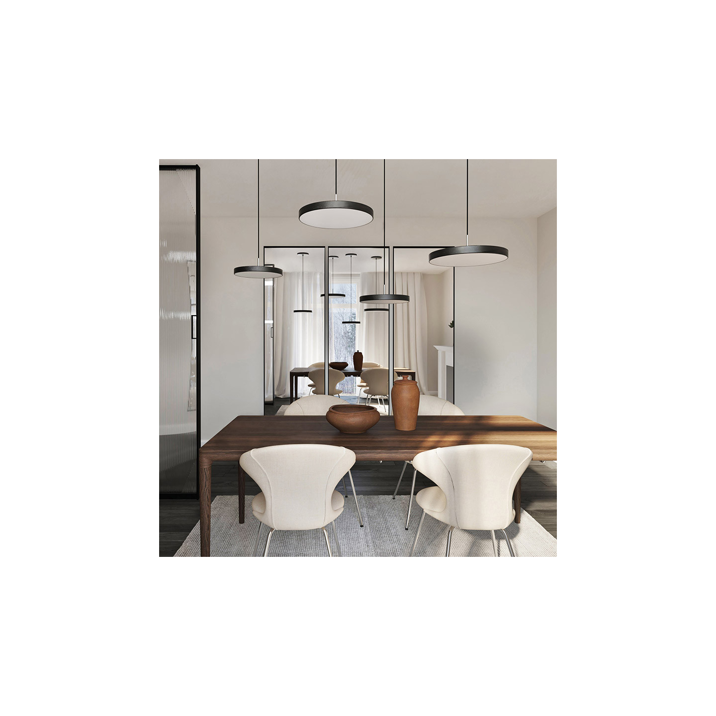 Table extensible bois massif HEART N SOUL, 6 finitions de plateaux Umage