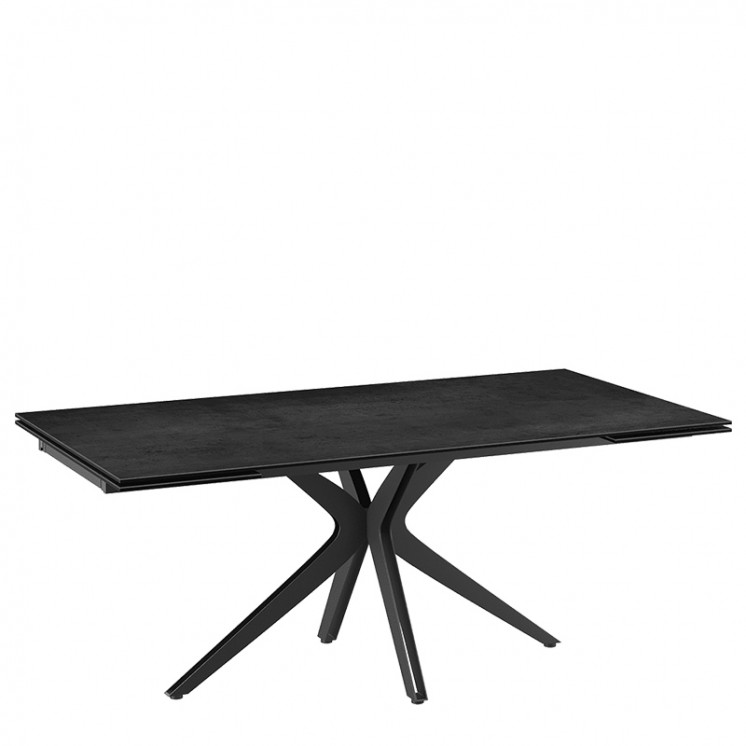 Table rectangulaire extensible INFLUENCE, 7 finitions Akante