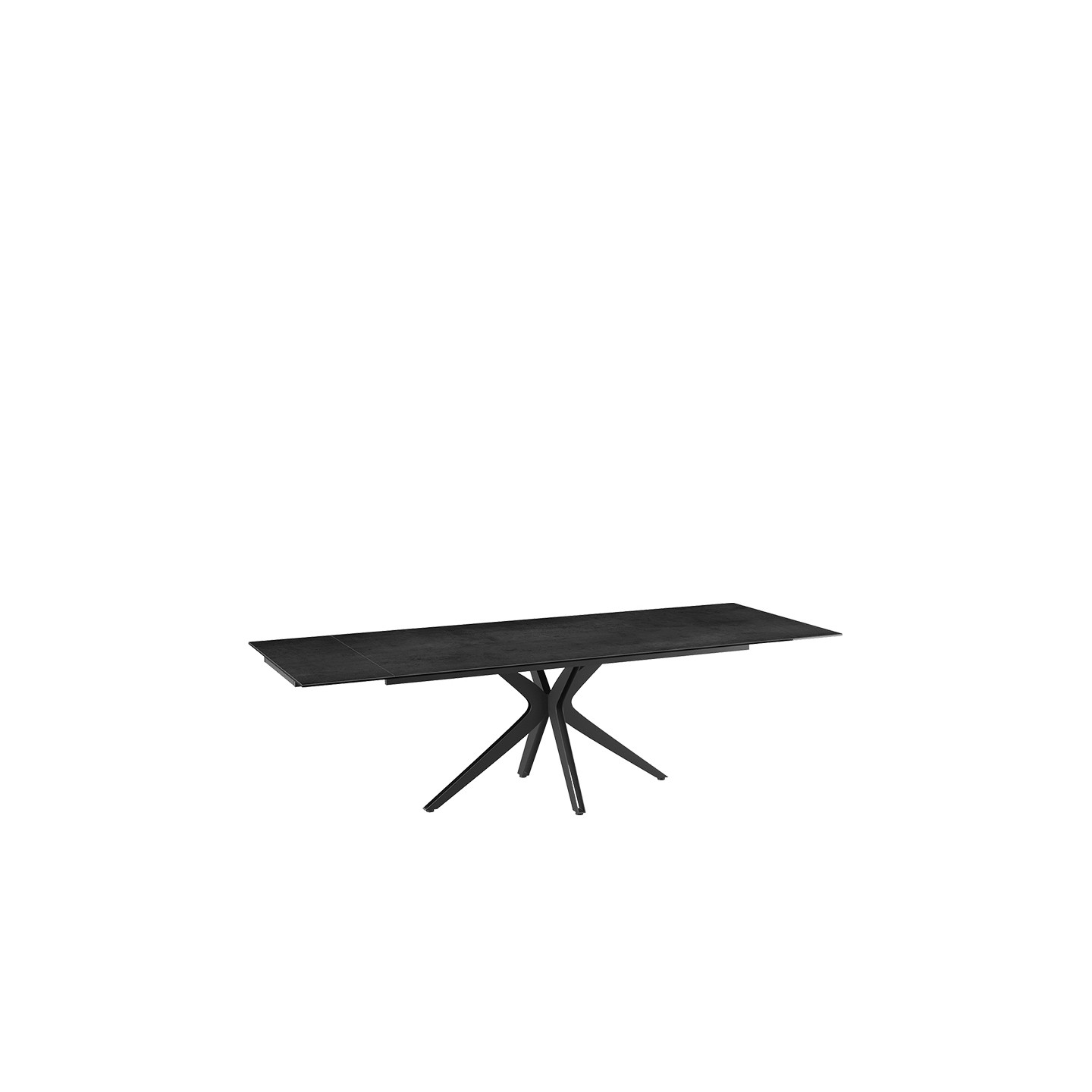 Table rectangulaire extensible INFLUENCE, 7 finitions Akante
