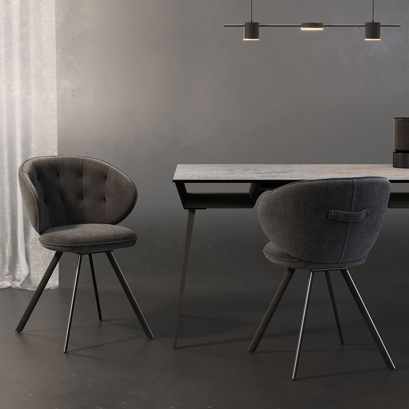 Chaise pivotante NOTTINGHAM, 8 coloris Akante