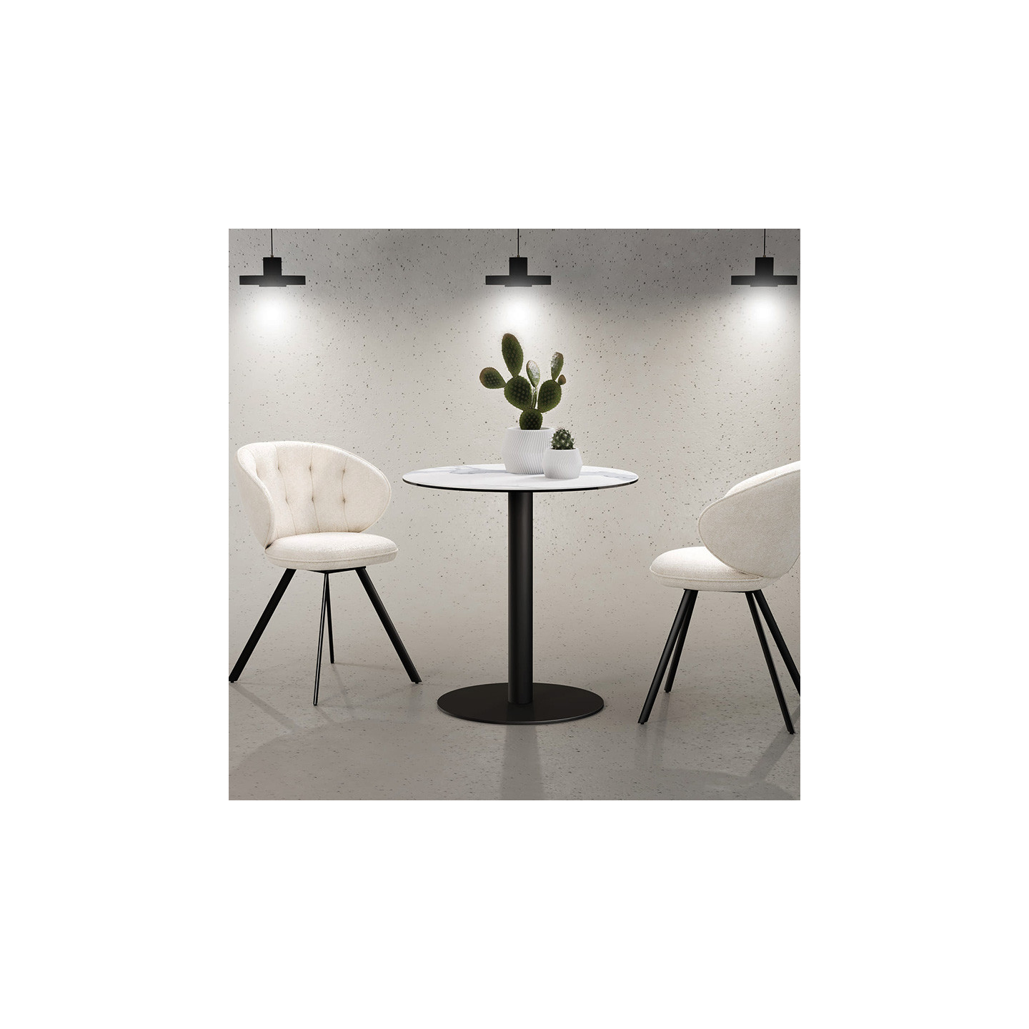 Chaise pivotante NOTTINGHAM, 8 coloris Akante